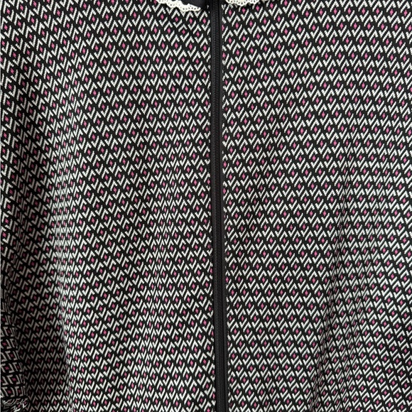 Modcloth Black and Pink Textured Dress Size 3X - Picture 5 of 8